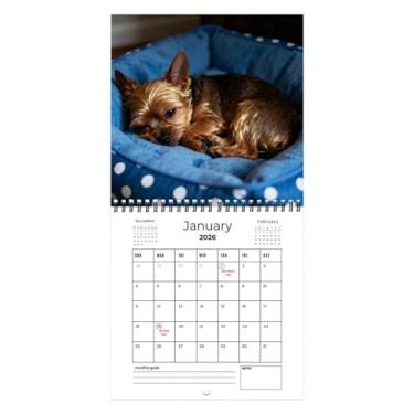 Imagem de Calendário Para Cães 2026,Ferramenta De Planeamento Mensal Com Temática Animal 12 | Calendário De Parede 2026 Com Doze Meses - Para Casa Sala De Estar Cozinha Apartamento Sala De Reuniões Escritório E