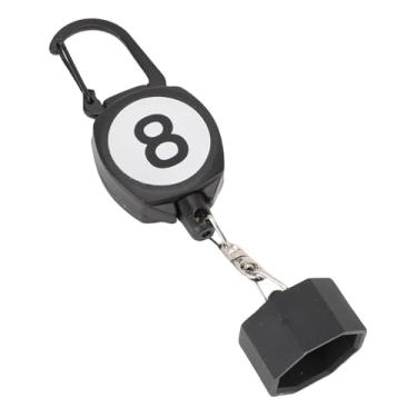 Imagem de Generic Protetor de Giz para Taco de Bilhar, Porta-chaves de Giz de Bilhar, Abs Prático Compacto para Acessório de Mesa de (Octogonal)