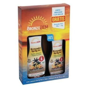 Imagem de Kit Bronzeador FPS 8 200g Bronzeador FPS 8 120g Bronze Bem-Unissex