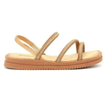 Imagem de Sandalia Mississipi Original Papete Brilho Flat Feminino 353, 36, Rose