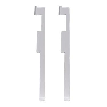 Imagem de YWBL-WH Raspador de Cola para Máquina de Bordar Bordas de 2 Peças, Ferramenta de Remoção de Cola de Aço Inoxidável de Cabeça Dupla Com Adsorção Magnética, para Projetos de Marcenaria