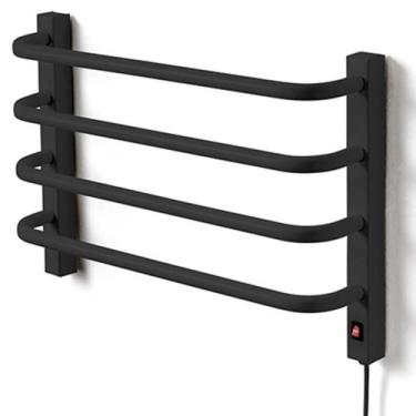 Imagem de Aquecedor Toalhas Térmico Preto Mini Pequeno 220v Direito - Flape