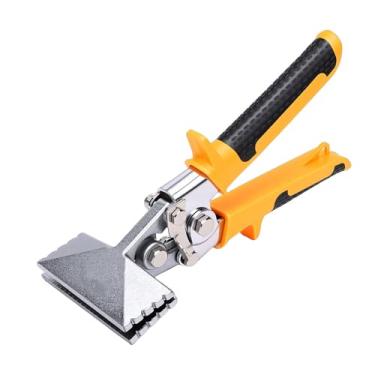 Imagem de YWBL-WH Máquina de Costura Manual de Chapa Metálica, Alça Ergonômica TPR de Aço CRV de 3 Polegadas Dobrador de Chapa de Mandíbula Reta Com Trava de Segurança, para Dobrar, Costura,