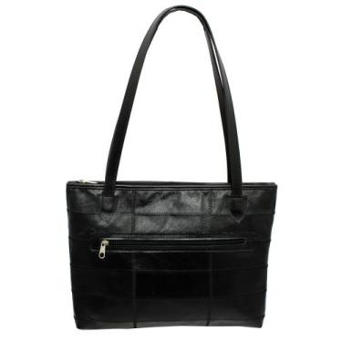 Imagem de Bolsa Em Couro Retalhos Ombro Feminina Pastel Pasta Blsr270 - Doras Bo