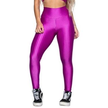 Imagem de Calça Legging Fitness New Zig 3D Serra e Mar Cós Alto Roupa Para Academia Treino Moda Feminina-Feminino