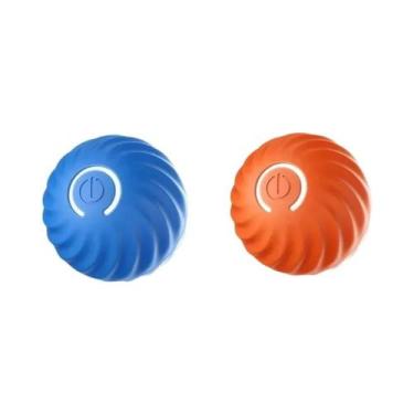 Imagem de Brinquedo Interativo Para Cães, Bola Rolante Recarregável E Resistente