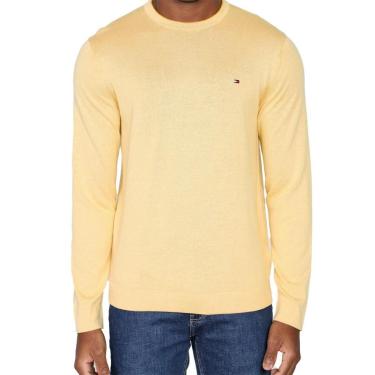 Imagem de Suéter Tommy Hilfiger Manga Longa Tricot Wcc Signature Azul-Masculino