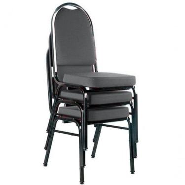 Imagem de 03 Cadeiras Para Hotel E Auditório Linha Hotel Marrom