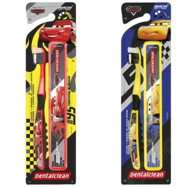 Imagem de Escova De Dente + Estojo Carros Escolar 3 Anos - Dentalclean