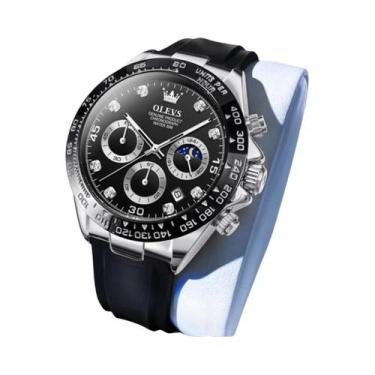 Imagem de Relógio Feminino Multifuncional Com Fases Da Lua OLEVS 2875, Pulseira 