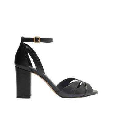 Imagem de Sandália Salto Médio Nappa  Arezzo Feminina-Feminino