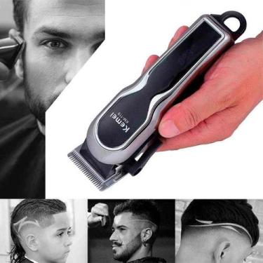 Imagem de Kit Kemei Cabelo E Barba Recarregável Original