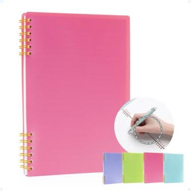 Imagem de Caderno Capa Mole Anotações Faculdade Escolar Com 80 Folhas - Hxt, Ros