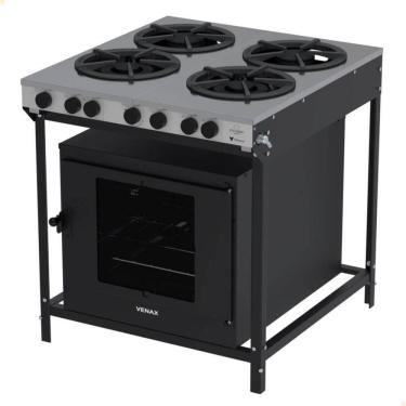 Imagem de Fogão Industrial Venax Gás 4 Bocas Mesa Em Inox Ffi 430-2 Gourmet 16418