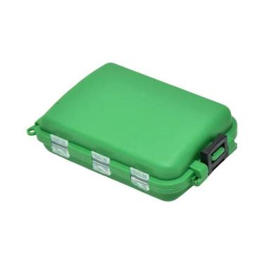 Imagem de Caixa Organizadora De Pesca Com 10 Compartimentos Para Iscas, Anzóis E