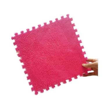 Imagem de Tapete De Atividades Para Bebês Em EVA Macio E Peludo, Peças Interligá