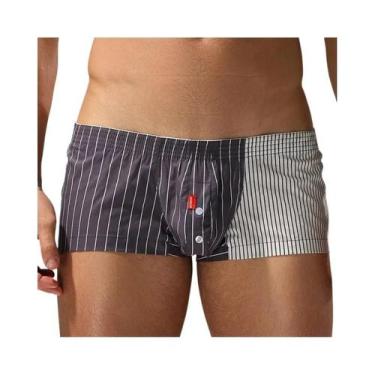 Imagem de Calças Aro De Algodão Listradas Para Homens, Pijamas, Roupas Para Casa