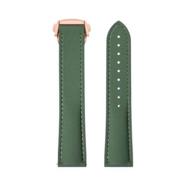 Imagem de Pulseira De Borracha Fluorada De 20mm 21mm 22mm Para Omega Seamaster S