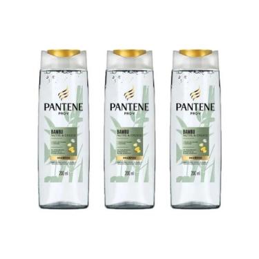 Imagem de Kit Pantene Bambu 3 Shampoo 200Ml