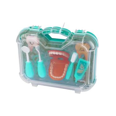 Imagem de Brinquedo Maleta Kit Dentista Grande Verde - Paki Toys 1272