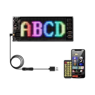 Imagem de Painel De Publicidade LED Inteligente Com Bluetooth, Sinal Luminoso US