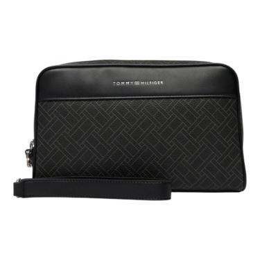 Imagem de Shoulder Bag Tommy Hilfiger Flag Monogram Pouch Preto 1.5L-Masculino