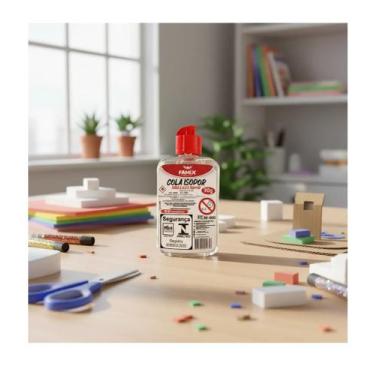 Imagem de Cola Para Isopor E E.v.a. Artesanato 90g - Famix Transparente