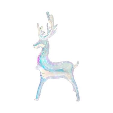 Imagem de Balões De Alumínio Coloridos Em Forma De Rena Para Festas De Natal E A