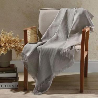 Imagem de Manta P/ Sofá - Marrocos - 2 Lugares - 1,50m x 1,20m - Cinza - Dohler