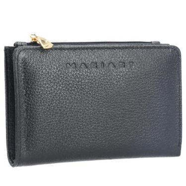 Imagem de Carteira Maria Eduarda em Couro Bauarte, Preto