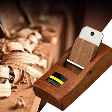 Imagem de Plaina Manual Portátil Mini Para Arredondamento De Bordas E Cantos Em 