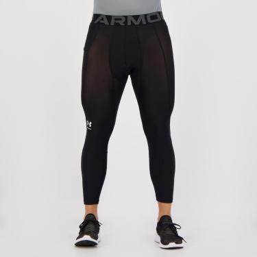 Imagem de Calça de Compressão Under Armour HG Armour 3/4 Pre-Masculino