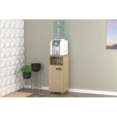 Imagem de Balcão Porta Bebedouro ou Filtro de Água em MDF 15mm Amêndoa - Regale,