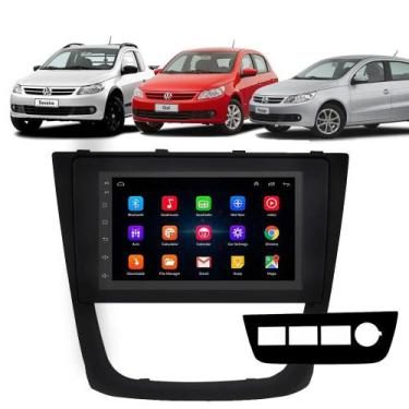 Imagem de Kit Multimidia Android 7" Gol Saveiro Voyage G5 08 10 12  BT Rádio - E