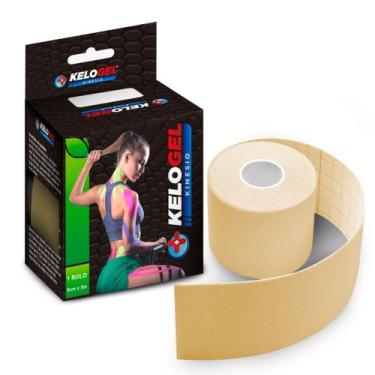 Imagem de Fita Bandagem Kinesio Kinesiology Tape 5cm x 5m, Bege