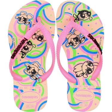 Imagem de Chinelo de Dedo Infantil Havaianas Kids Slim Powerpuff Girls Menina-Feminino