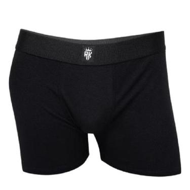 Imagem de Cuecas Boxer Masculinas Algodão  Kit 10 Unidades Promoção Preta - NoBr