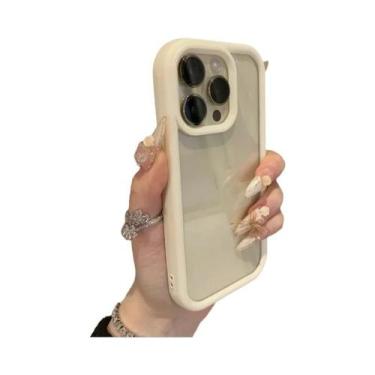Imagem de Capa Transparente Rígida Antichoque Para iPhone 16 15 14 13 12 pro Max
