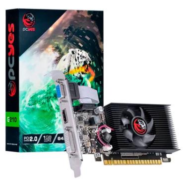 Imagem de Placa De Vídeo Pcyes Nvidia Geforce G 210, 1GB, DDR3, 64Bits - Pvg2101gbr364lp