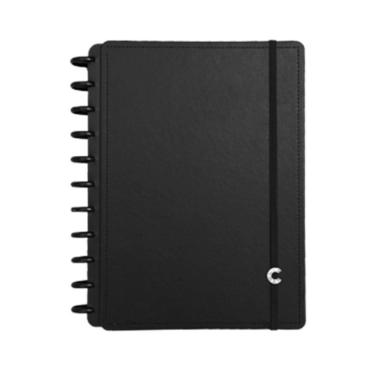 Imagem de Caderno Inteligente Black G+ 10 Divisórias Matérias Universitário Tamanho Grande com 140 Folhas Capa Dura 11 Discos G