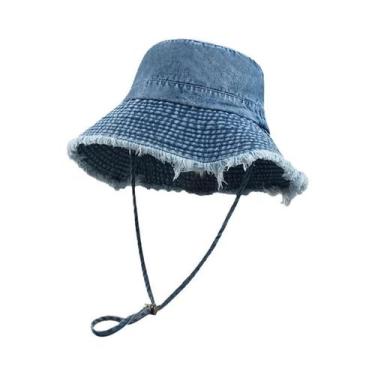 Imagem de Chapéu De Praia Dobrável Com Franjas Para Mulheres, Proteção Solar, Co