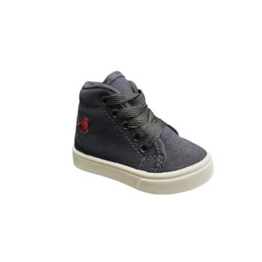 Imagem de Tênis Cano Alto Baby Masculino e Feminino Blittz, Preto, 21/22