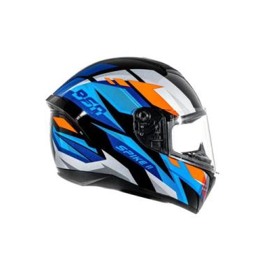 Imagem de Capacete Moto Feminino Masculino Peels Spike 2 BSN, Preto Brilhante Az