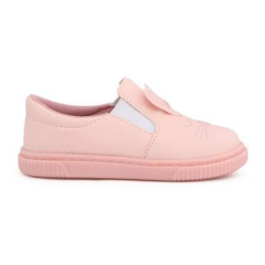 Imagem de Tenis Feminino Infantil Menina Criança Gatinha Confortável - Lalilu, 2