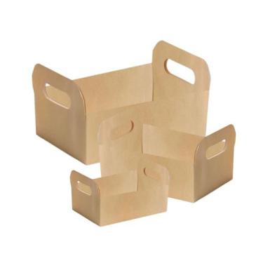 Imagem de Cesta Decorativa de Papel Cartão Kraft Liso - Cromus, G