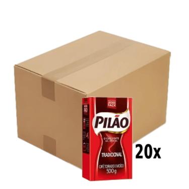 Imagem de Café PILÃO 500g Caixa com 20 Unidades