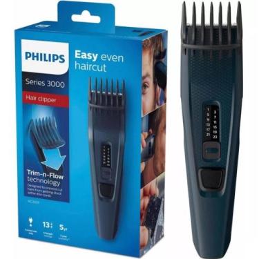 Imagem de Cortador de cabelo e aparador Philips HC3505/15 bivolt 13 pontos de aj
