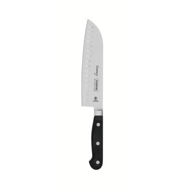 Imagem de Faca Santoku Profissional Century 7 Polegadas 24020107 Lâmina Aço Inox Cabo Plástico Ergonômico Tramontina