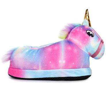 Imagem de Pantufa Infantil Meninas Europa Unicórnio - 8033, 28/29, Colorido