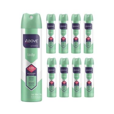 Imagem de Kit com 8 - Desodorante Aerosol Above Lady Feminino 150ml
